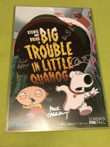 SDCC Comic Con 2018 Family Guy Signed Autographed Poster Fox