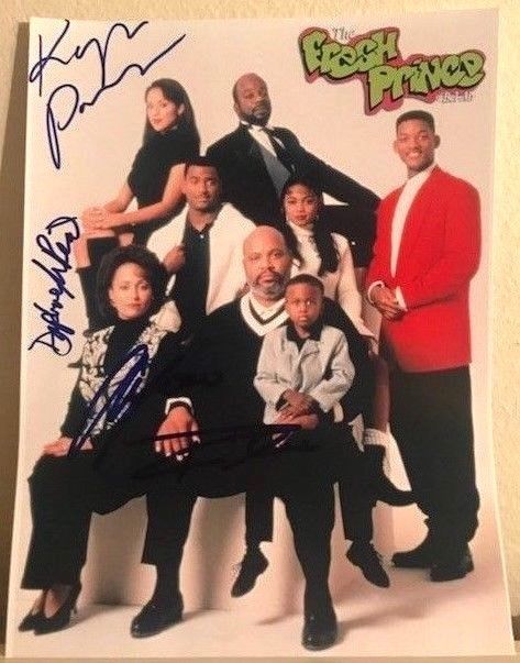 THE FRESH PRINCE OF BEL-AIR CAST SIGNED 8X10 PHOTO PAGE PARSONS, RIBEIRO, REID