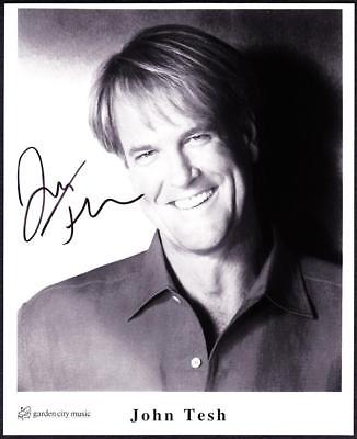 John Tesh - Authentic Signed 8x10 B&W Autographed Photo