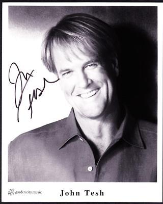 John Tesh - Signed 8x10 Photo #2 B&W Authentic Autograph