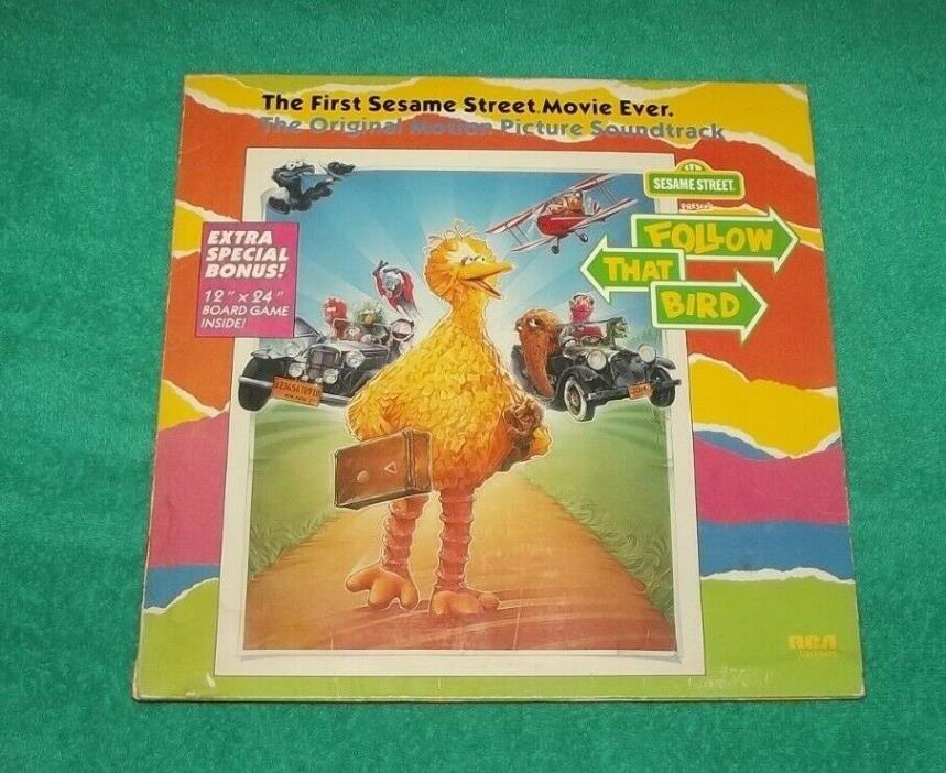 Follow That Bird LP Sesame Street Motion Picture  Vinyl Soundtrack