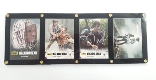 The Walking Dead Cast Signed Autographed Cards - Reedus, Lincoln, Riggs, Guira +