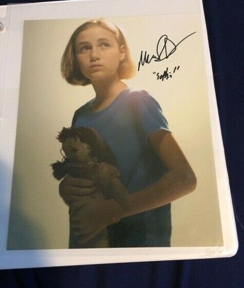 Madison Lintz The Walking Dead Authentic Signed 8x10 Photo Sophia w/Inscription!
