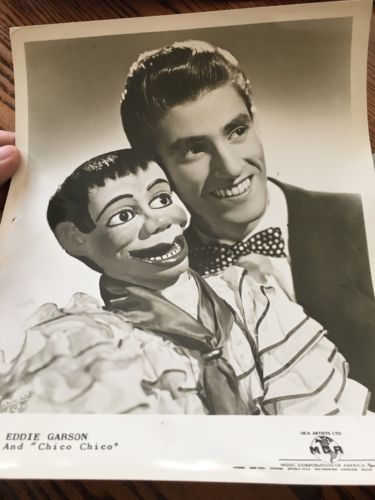 EDDIE GARSON-Xavier Gugat Orchestra)Ventriloquist-Chico 8 x 10 Black/White Photo