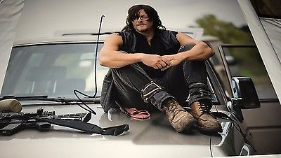 Norman Reedus The Walking Dead As Daryl Signed 11x14 Photo Autographed COA Proof