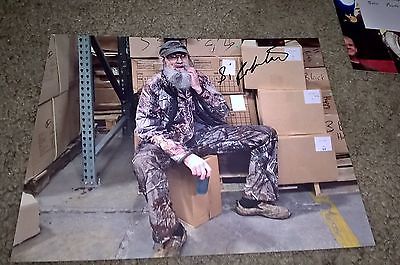 SI ROBERTSON DUCK DYNASTY AUTHENTIC HAND SIGNED COLOR 8X10 photo