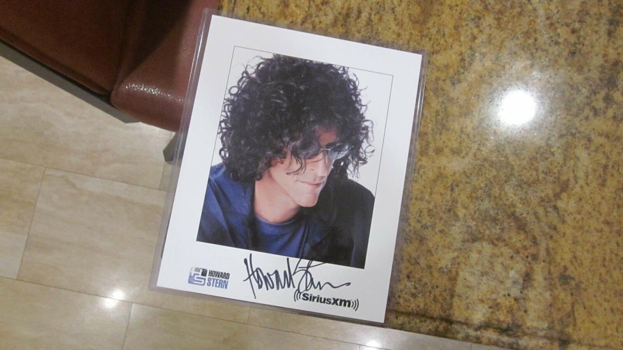 HOWARD STERN SIGNED AUTOGRAPHED 8X10 SIRIUSXM PROMO PHOTO SP1