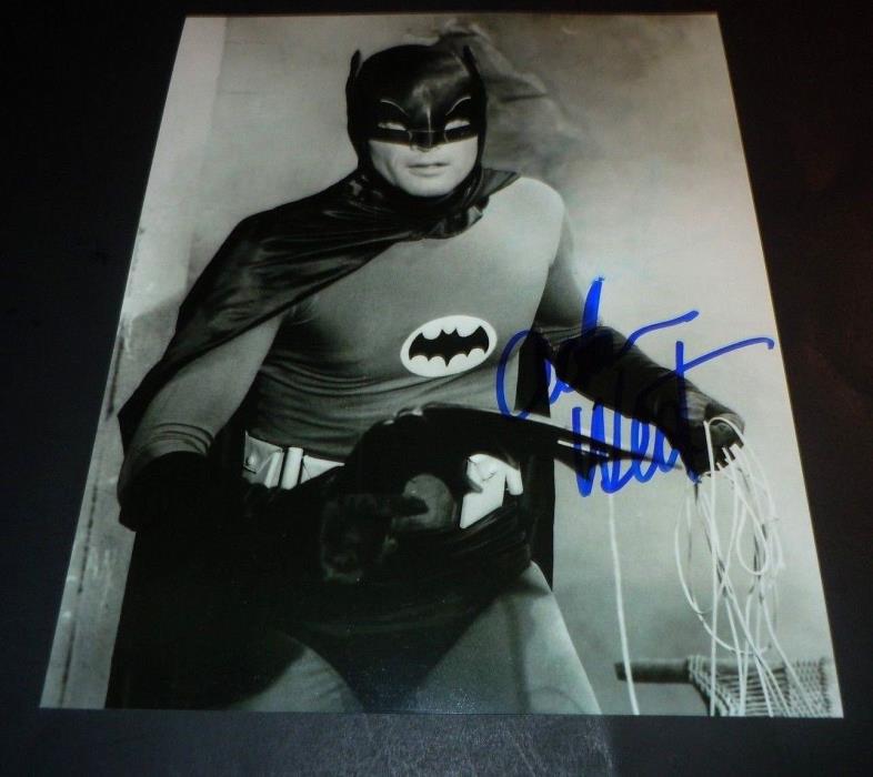 ADAM WEST~Batman~Signed 8x10 Photo~Authentic Autograph~Bruce Wayne~BATMAN~