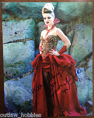 Once Upon a Time Wonderland Emma Rigby Autographed Signed 11x14 Photo COA