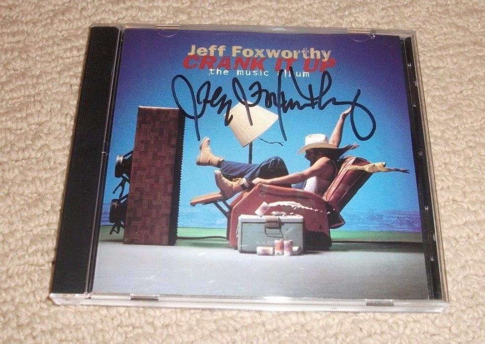 Jeff Foxworthy - Signed Crank It Up CD *Autographed* In-Person Comedy!