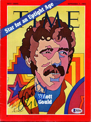 Elliott Gould Autographed Signed Sports Illustrated Magazine Beckett BAS #B63885