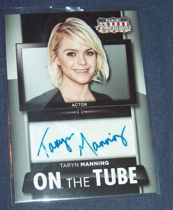 2015 Panini Americana On the Tube Actor Taryn Manning Autographed Card