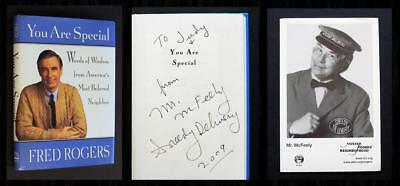 MR McFEELY SIGNED - YOU ARE SPECIAL (Fred Rogers) + Bonus Photo (Neighborhood) 4