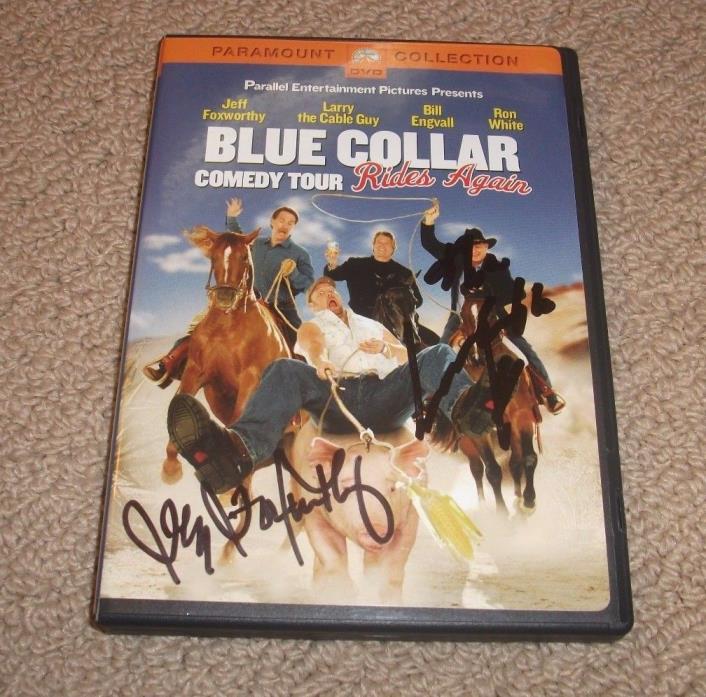 Blue Collar Comedy Tour Rides Again DVD *COVER SIGNED* Larry & Jeff Signed!
