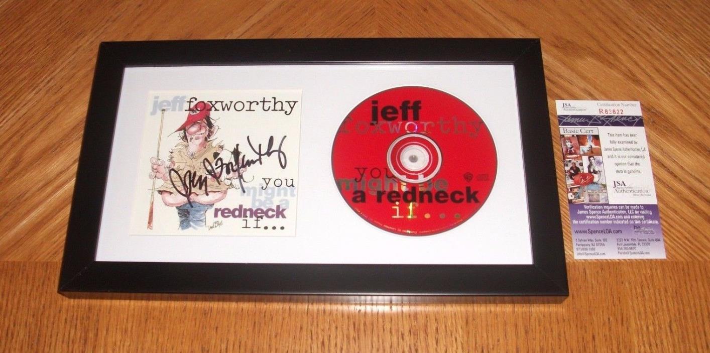 Jeff Foxworthy - SIGNED You Might Be a Redneck If CD *Autographed* Framed! w/JSA