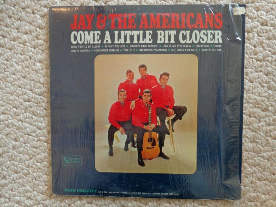 Jay & The Americans, Come a Little Bit Closer LP UAL 3407, 1964, United (#2237)