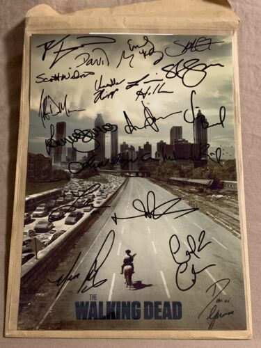 The Walking Dead Autograph 8x11 Poster