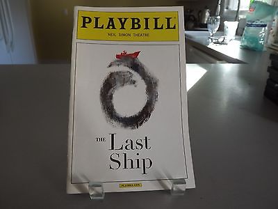 Opening Night Sting The Last Ship Playbill OCTOBER 26TH 2014 EX-NM