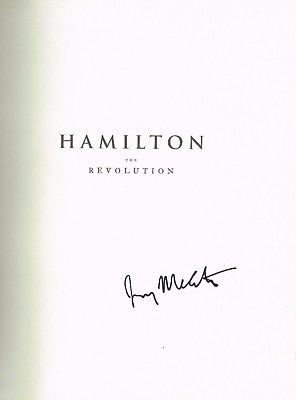 Hamilton The Revolution SIGNED Book by Jeremy McCarter COA