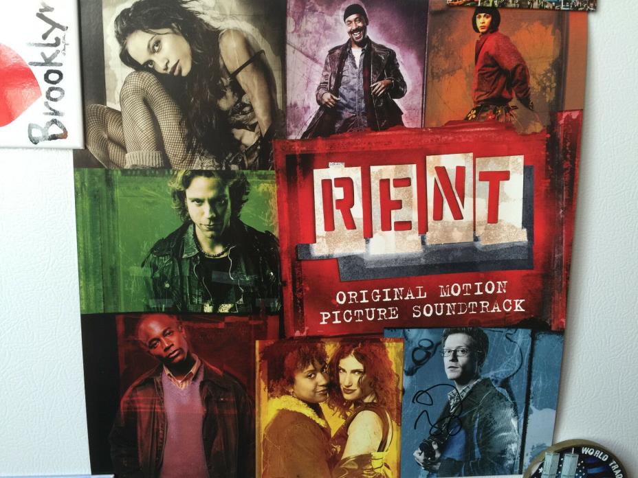 RENT the movie lobby card 2005 signed by Anthony Rapp