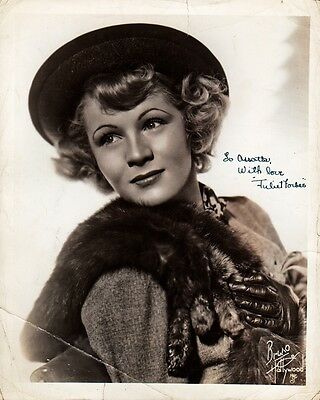 Vintage JULIET FORBES Signed Photo - Stage Door