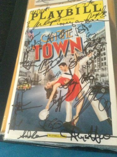 ON THE TOWN Cast-Signed Playbill