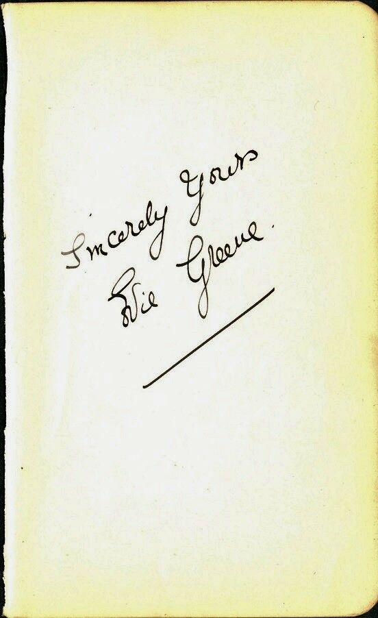 Vintage EVIE GREENE Autograph - British Theater