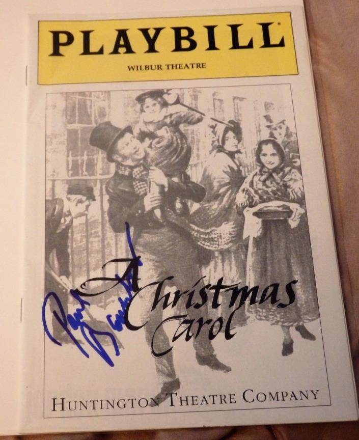 Paul Benedict Signed Playbill: A Christmas Carol/The Jeffersons/A Mighty Wind