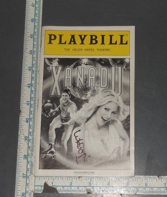 signed by whoopi goldberg PLAYBILL - XANADU -