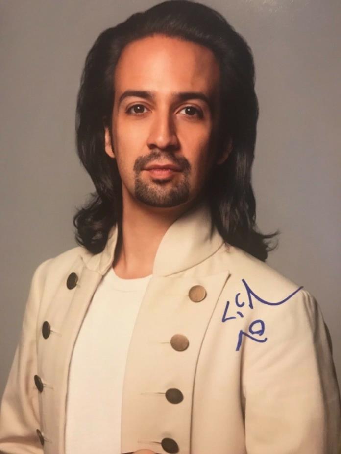 Hamilton Lin Manuel Miranda SIGNED AUTOGRAPHED 8x10 3/2018