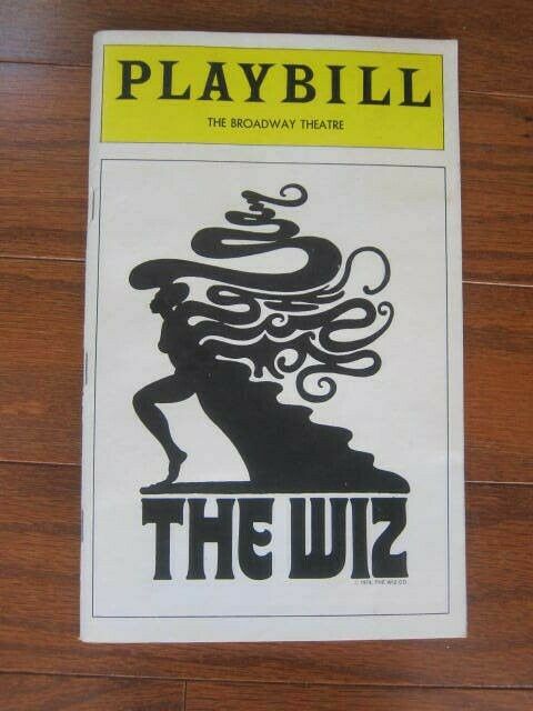 The Wiz Playbill The Broadway Theatre l974 Original