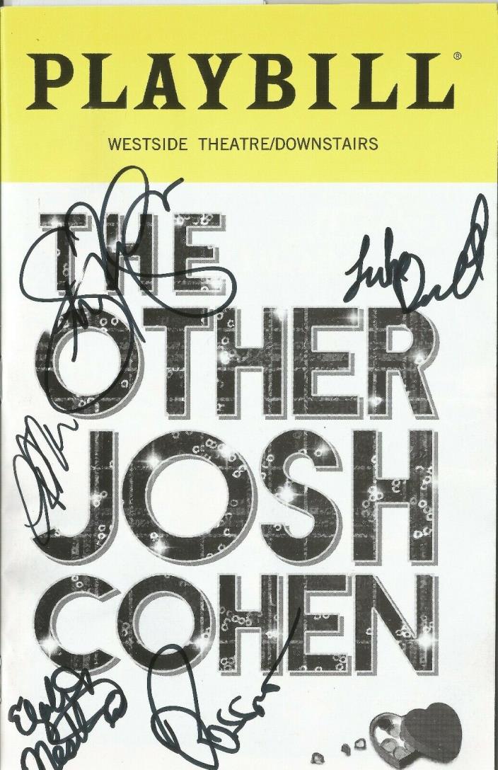 Other Josh Cohen Off-Broadway Playbill SIGNED David Rossmer, Steve Rosen & cast