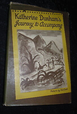 Katherine Dunham Signed Inscribed Book - Journey to Accompong - RARE