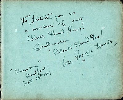Vintage WEE GEORGIE WOOD Autograph Note Signed - 1919