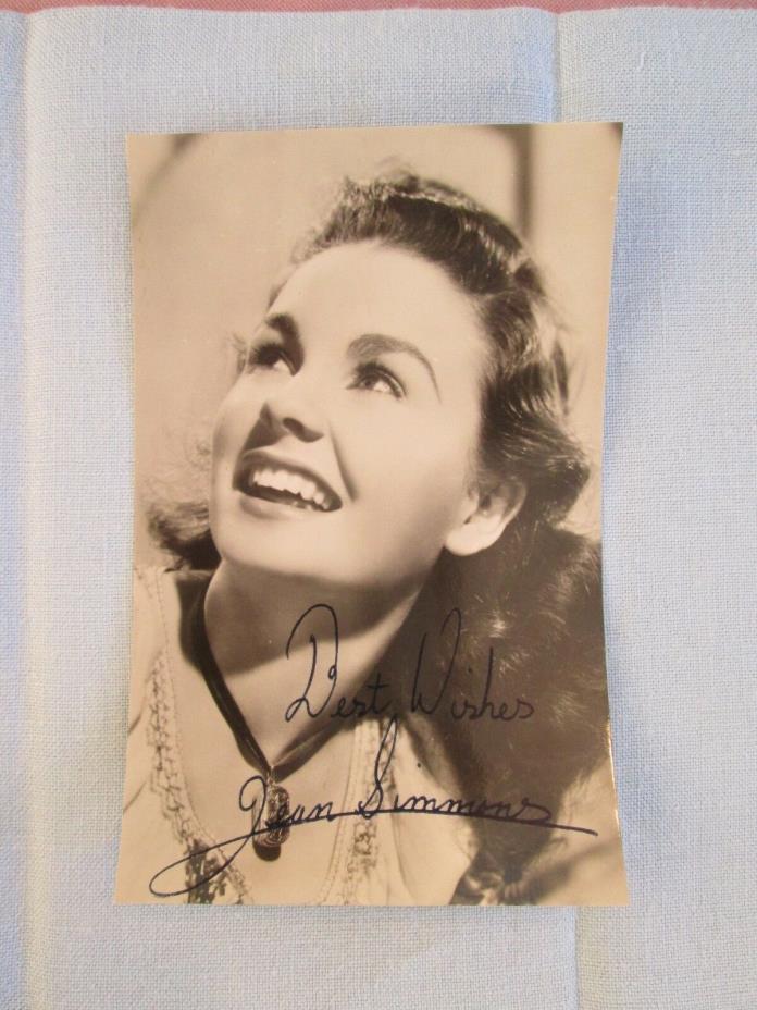 Jean Simmons Signed Photograph
