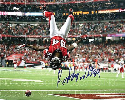 Roddy White Signed Atlanta Falcons 8X10 photo picture poster autograph RP