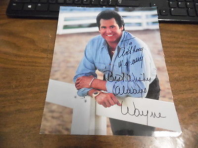 WAYNE NEWTON  -Autographed PERSONALIZED Signature 8x10