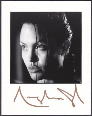 Angelina Jolie - Signed 8x10 Black & White Photo Autograph Reprint
