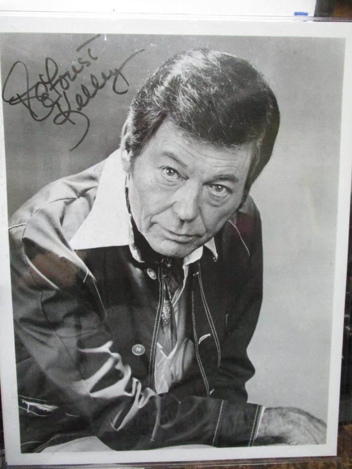 DEFOREST KELLEY AUTOGRAPHED PHOTO