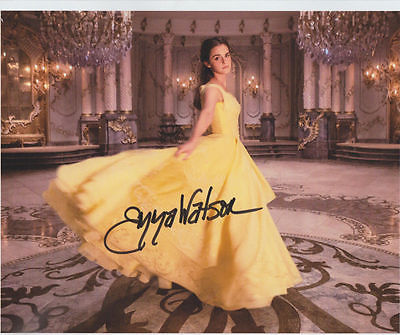 Emma Watson Beauty & the Beast autographed 8x10 photo RP