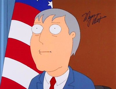 Reprint RP 8x10 Signed Autographed Photo: Adam West As Major West Family Guy