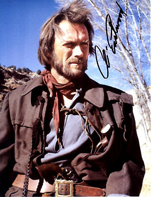 Clint Eastwood 8.5x11 Signed Autograph RP [Mint]
