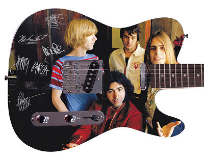 Grateful Dead Autographed Signed Custom Graphics Guitar