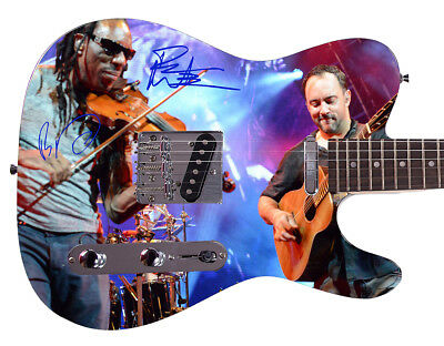 Dave Matthews Band Autographed Signed Custom Graphics Guitar
