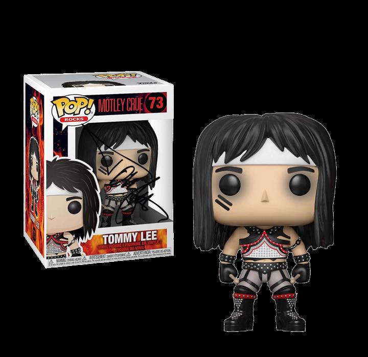 Motley Crue Tommy Lee Autographed Facsimile Funko Pop