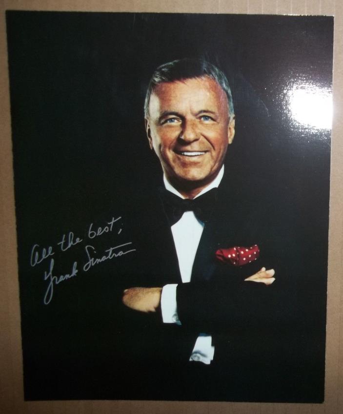 Frank Sinatra Autographed 8X10