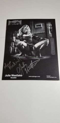 Hydrogyn Promo photo signed by Julie Westlake 8 x 10