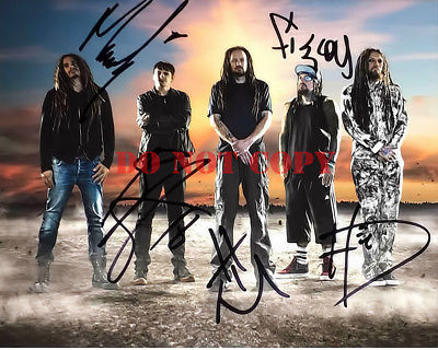Korn Signed 8x10 Autographed Photo Reprint