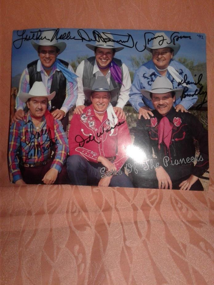 Autographed Picture of Sons of the Pioneers