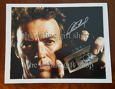 Clint Eastwood Autographed 8x10 Photo RP Rare